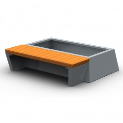 Vista Bench Planter